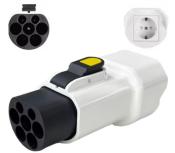 Adaptateur Portable Type 2 vers Schuko 16A