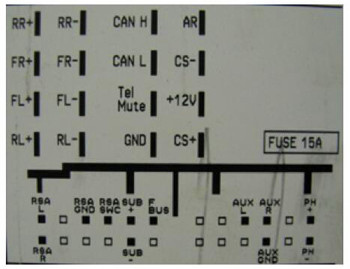 Diagramme autoradio Opel compatible