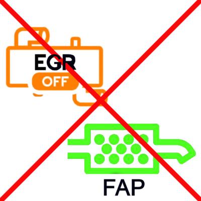 Logiciel de suppression EGR, FAP et sonde Lambda