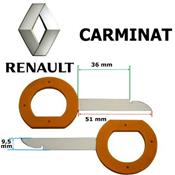Clés d'extraction pour autoradio Renault Carminat