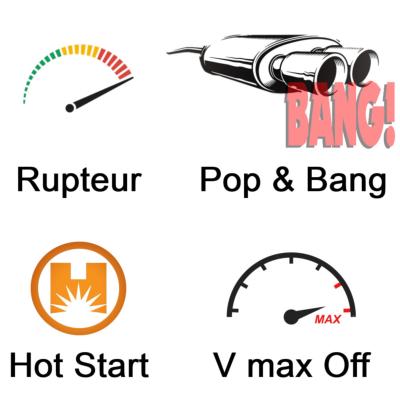 Pack logiciels Suppression rupteur - Vitesse Max - Lauch control - Hot Start et Pop & Bang