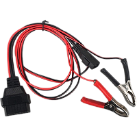 Prise diagnostic PSA 2Pin avec pinces croco vers OBDII