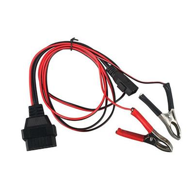 Prise diagnostic PSA 2Pin avec pinces croco vers OBDII